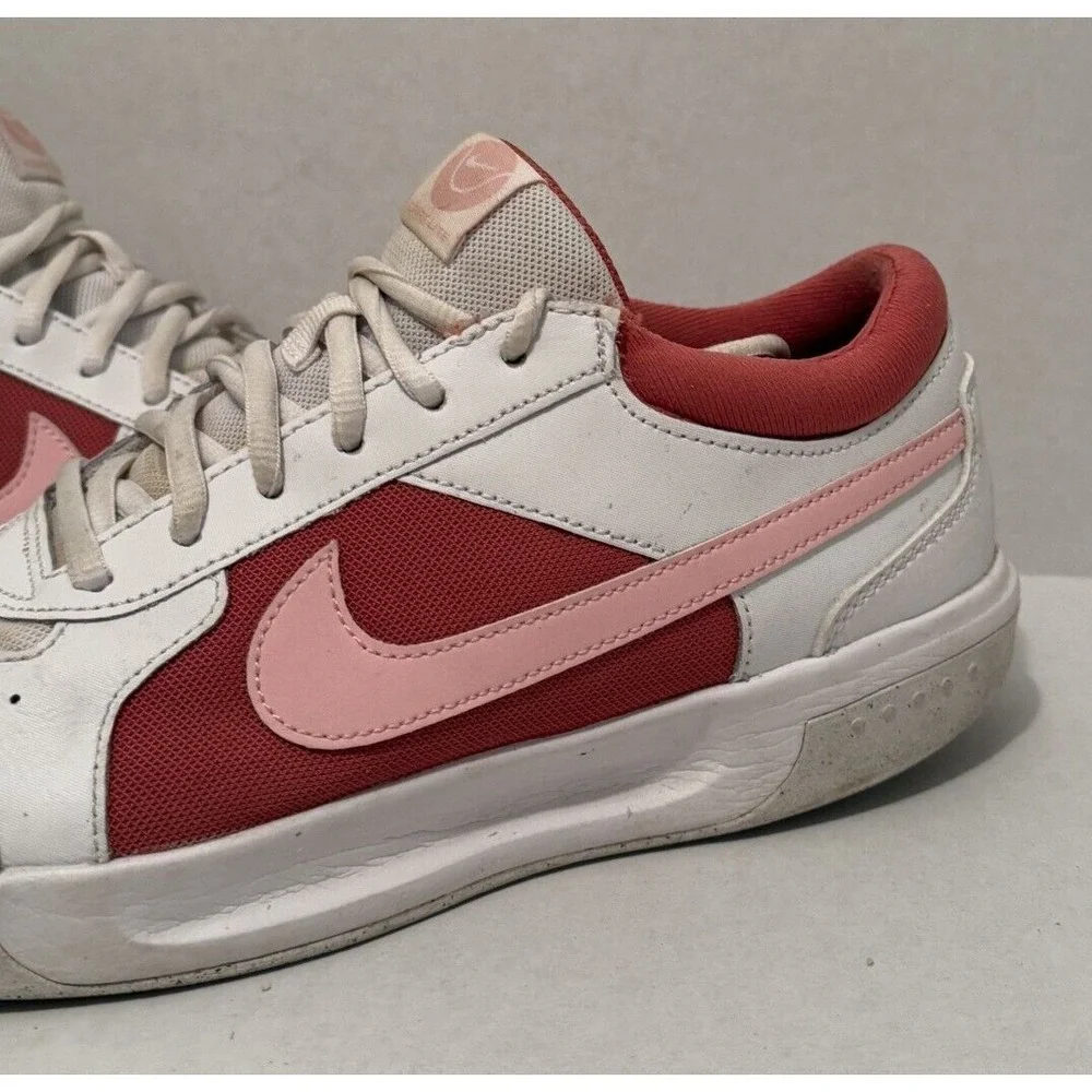 Nike Zoom Court Lite Tennis Sports Shoes Women's 9 White Lace-Up DV3279-101 - Picture 3 of 12